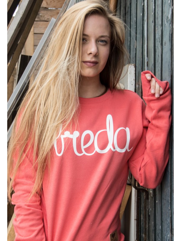 Sweater peach | Breda wit